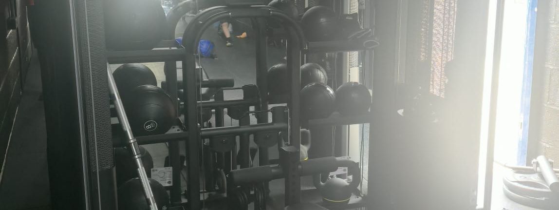 The MPL Box Fit training floor lit by daylight from the doorway