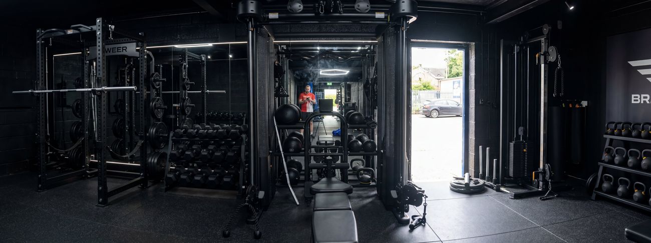 The MPL Box Fit training floor lit by daylight from the doorway